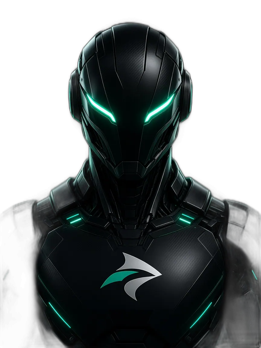 Macroshark AI agent — illustrative concept render